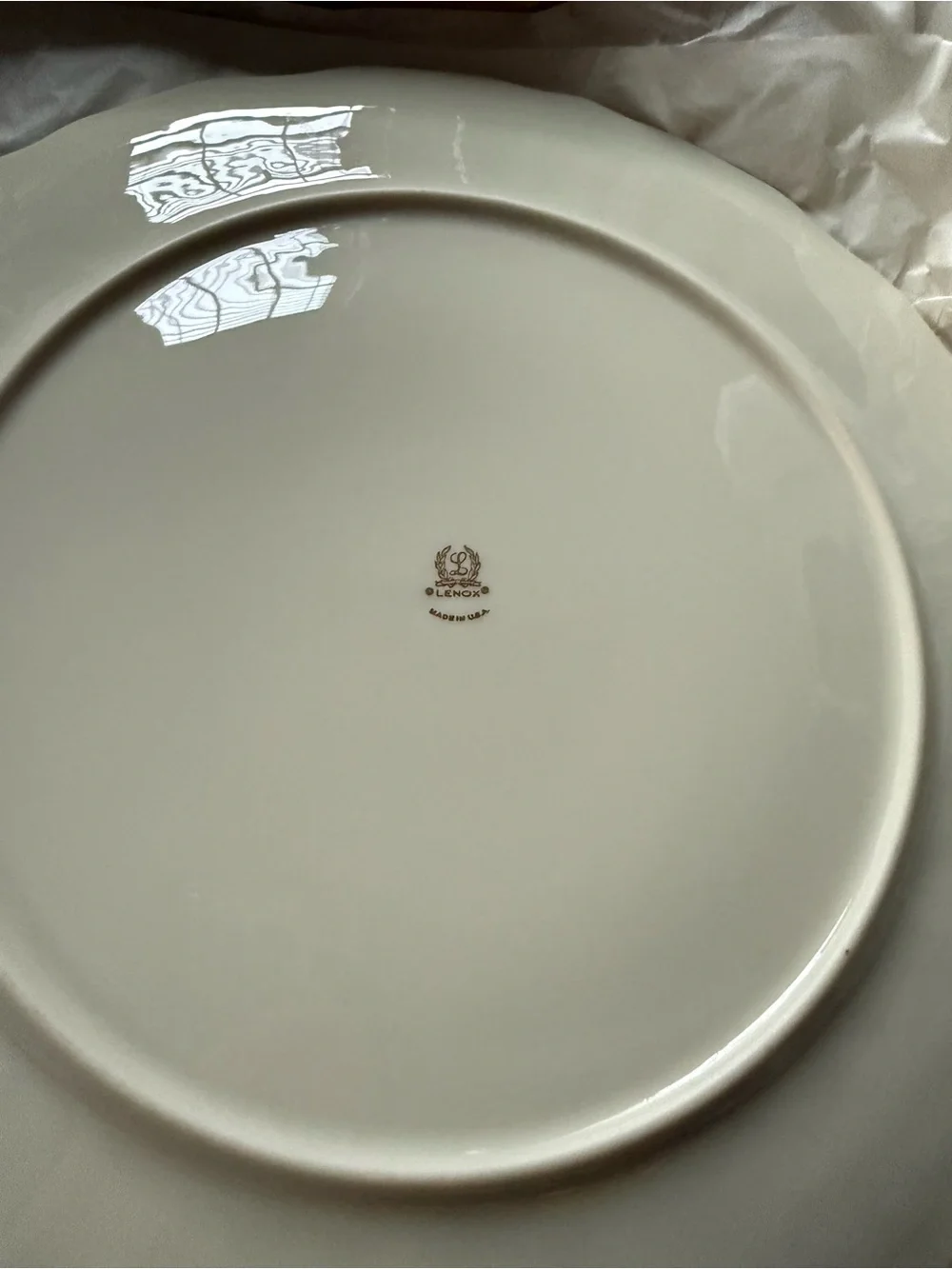 New vintage Lenox Georgian Collection porcelain china cake plate and cake server